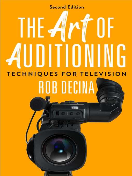 Title details for The Art of Auditioning by Rob Decina - Available